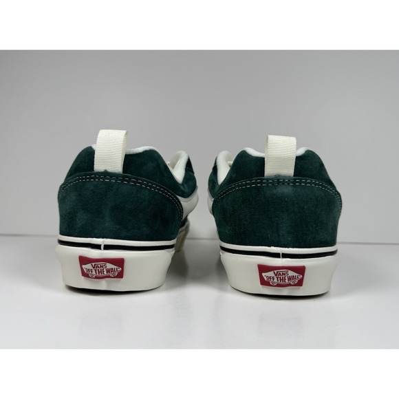 Vans Knu Skool Sneakers Men's Size 9.5 Pig Suede Green/White VN000CS0CX2 - Picture 3 of 5